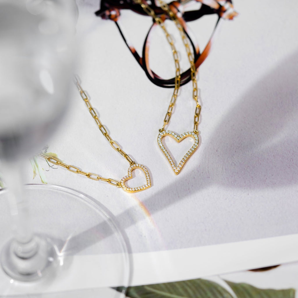 Heart Pendant Necklace JEN24119