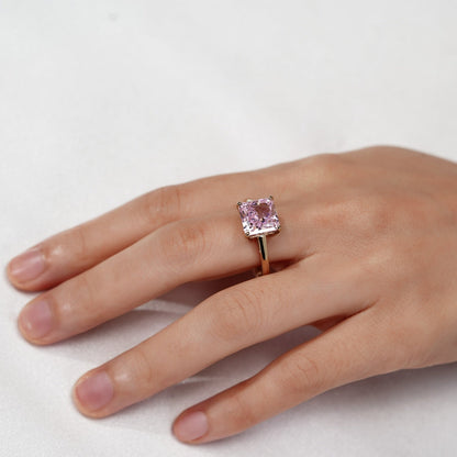 4ct Solitaire Princess Cut Cocktail Ring JER23738