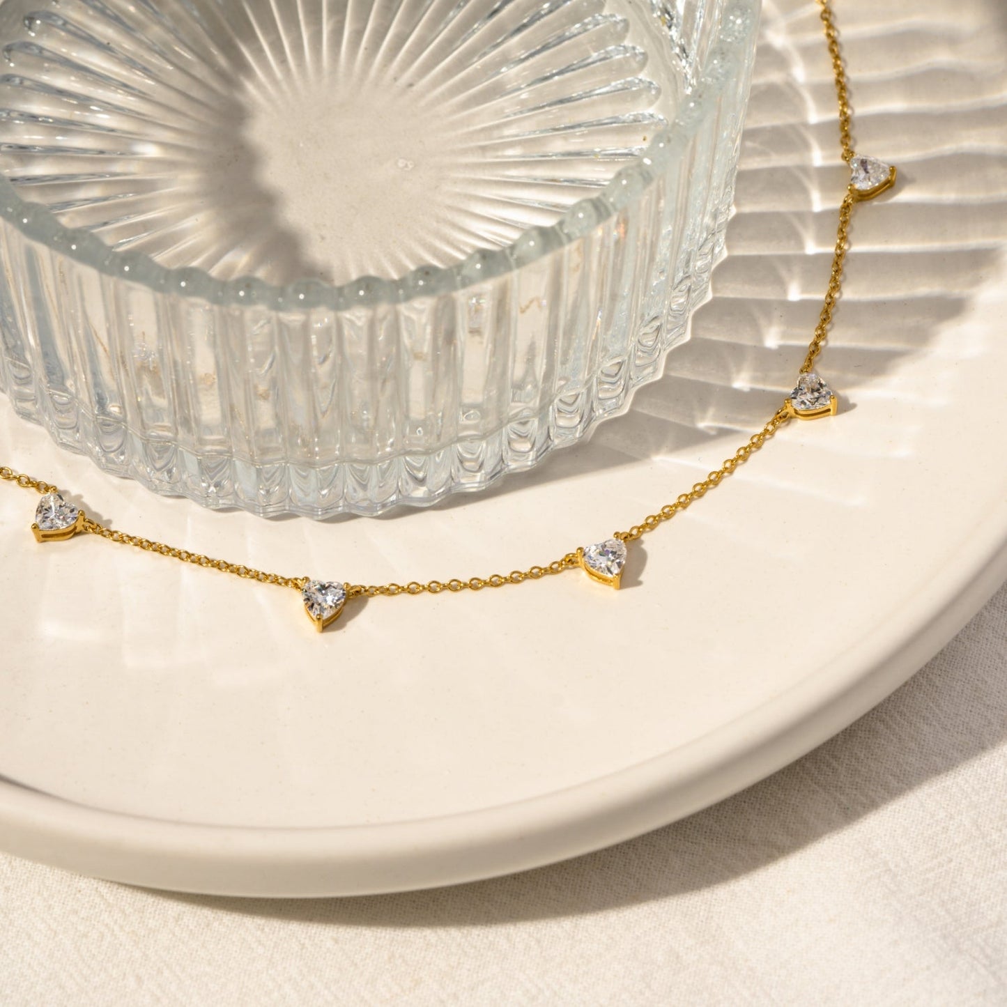 Heart Station Necklaces JEN25237