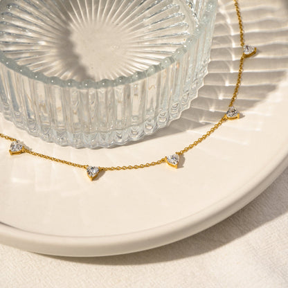 Heart Station Necklaces JEN25237