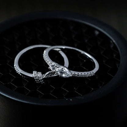 Pave Love Knot Ring
