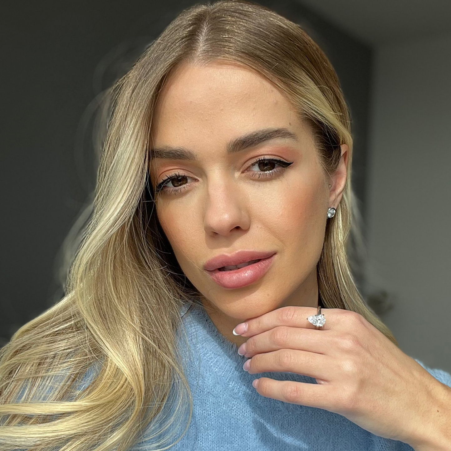 2ct Solitaire Pear Cocktail Ring JER01173