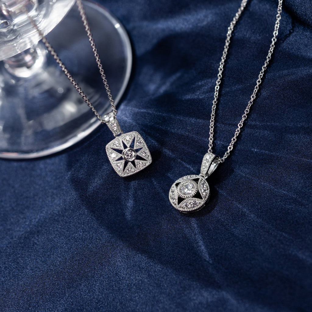 Hollow Antique Pendant Necklace JEP24164