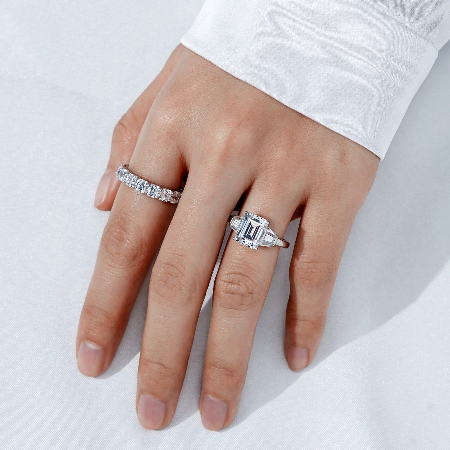 Asscher Eternity Ring