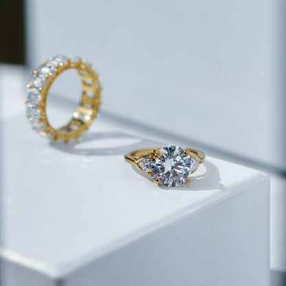 Round CZ Engagement Ring JER22606