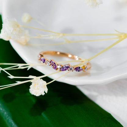 Multi-shape Wavy Band Ring JER24623