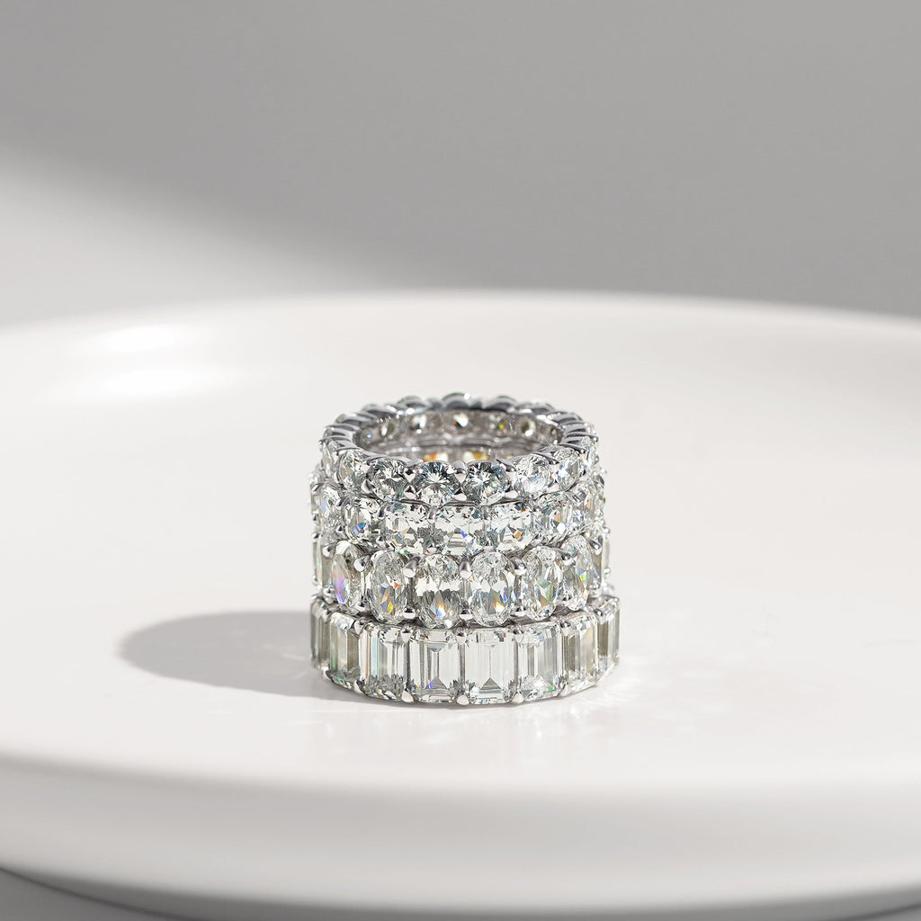Emerald Cut Eternity Ring