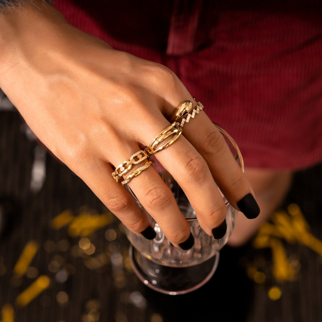Pavé Twist Ring