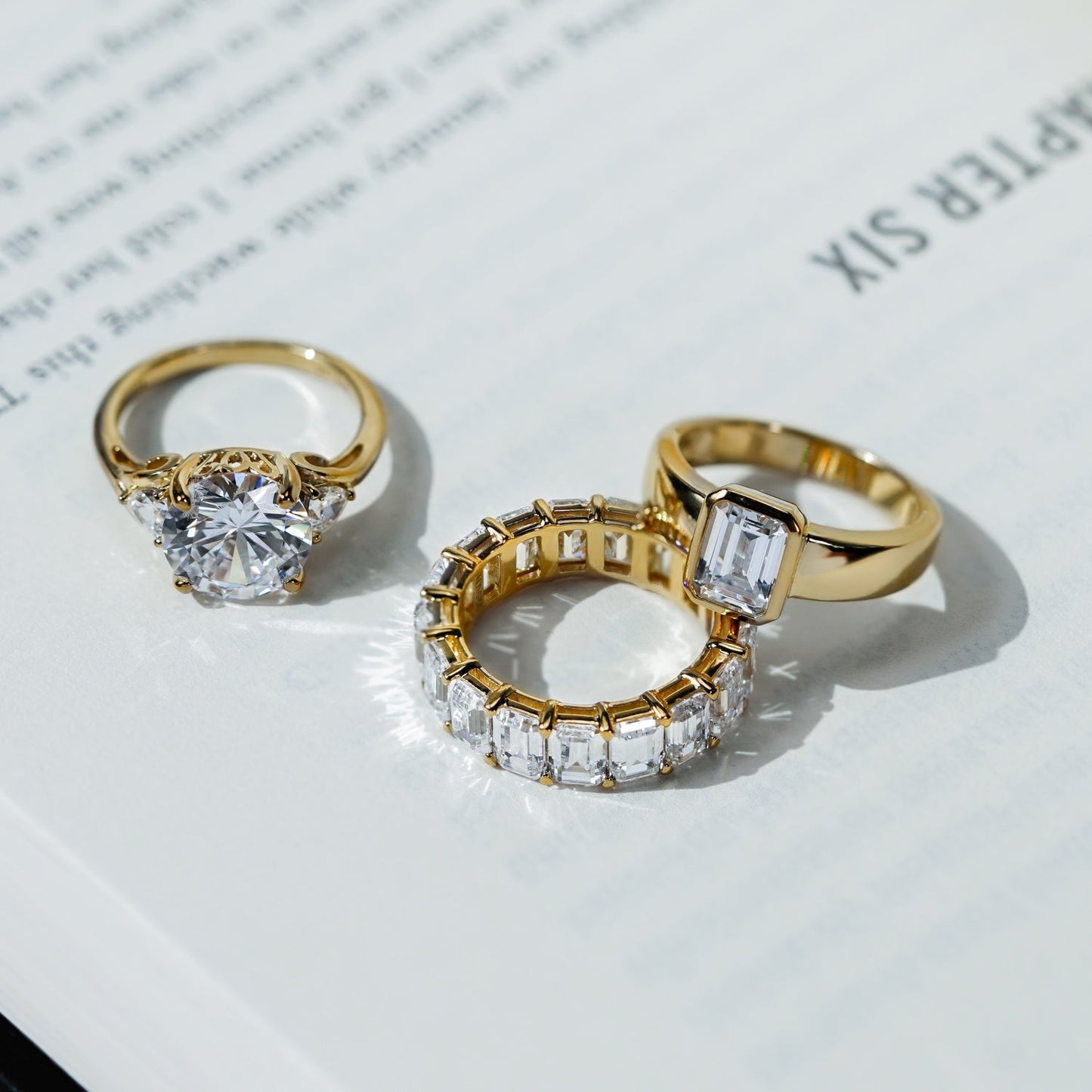 Emerald Cut Eternity Ring