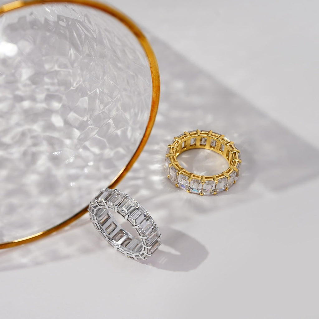 Emerald Cut Eternity Ring