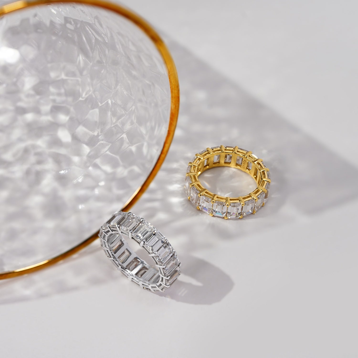 Emerald Cut Eternity Ring