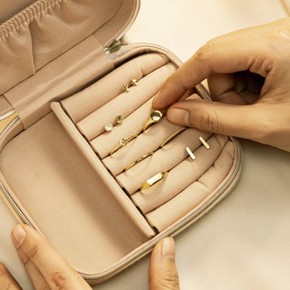 Minimalist Cross Stud Earrings JEE23630