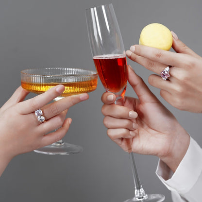 Oval and Emerald Cut Double Stone Ring JER22194