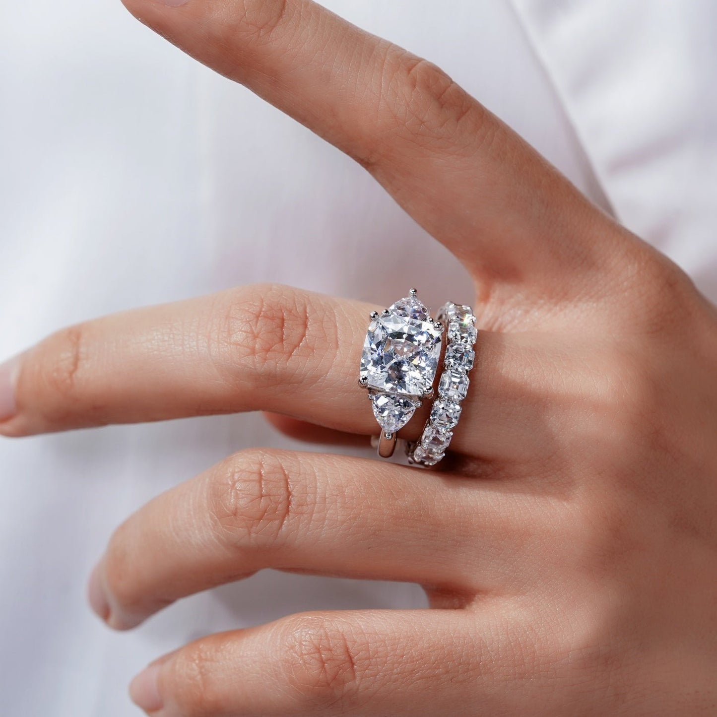 Asscher Eternity Ring