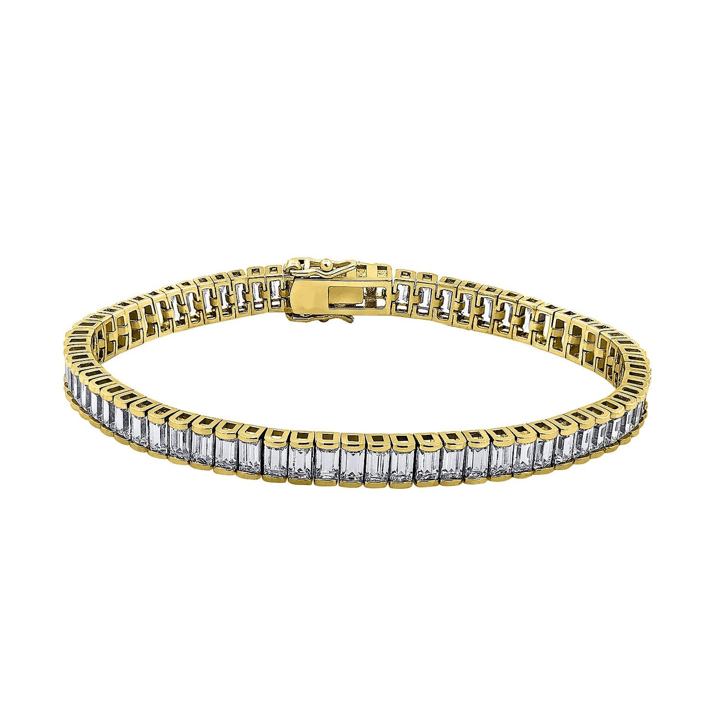 Vertical Baguette Tennis Bracelet JEB02911