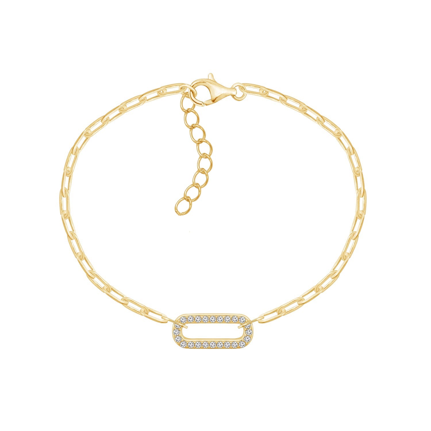 Paper Clip Chain Bracelet