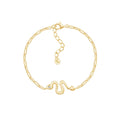 Snake Paper Clip Chain Bracelet