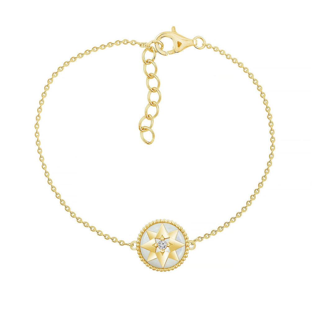 Mother of Pearl North Star Bracelet