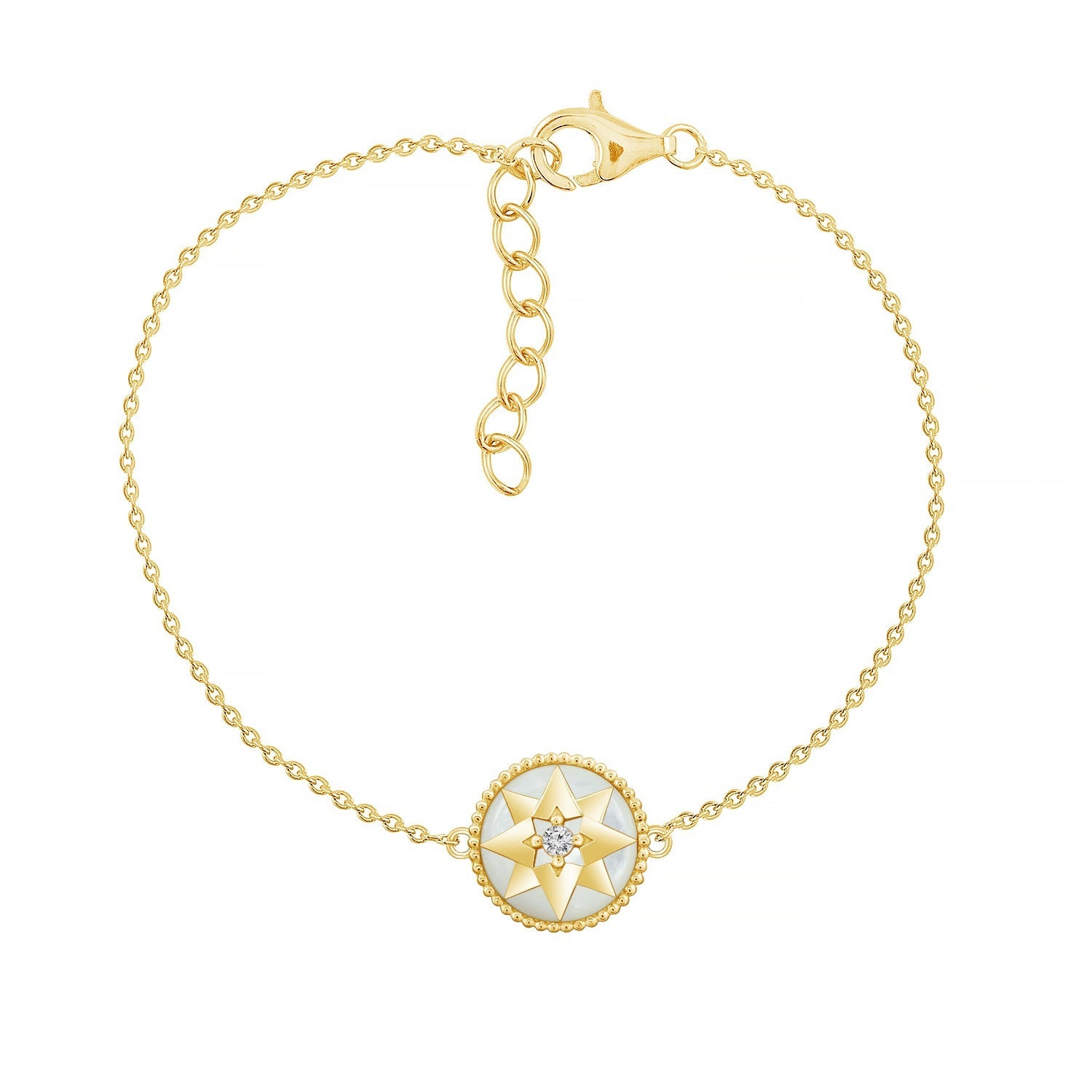 Mother of Pearl North Star Bracelet