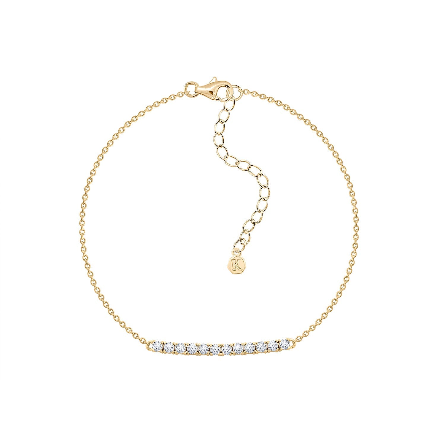 Pavé Bar Bracelet