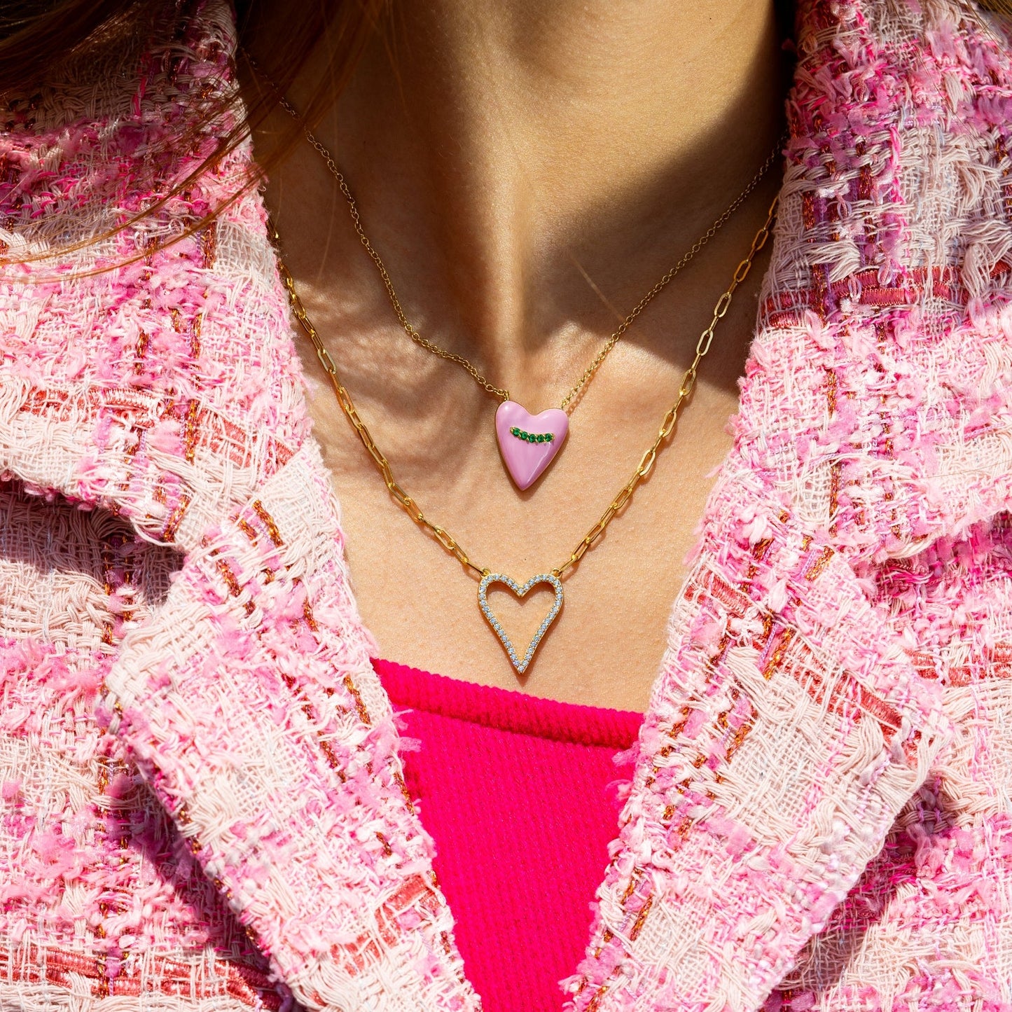 Simple Heart Necklace JEN24118