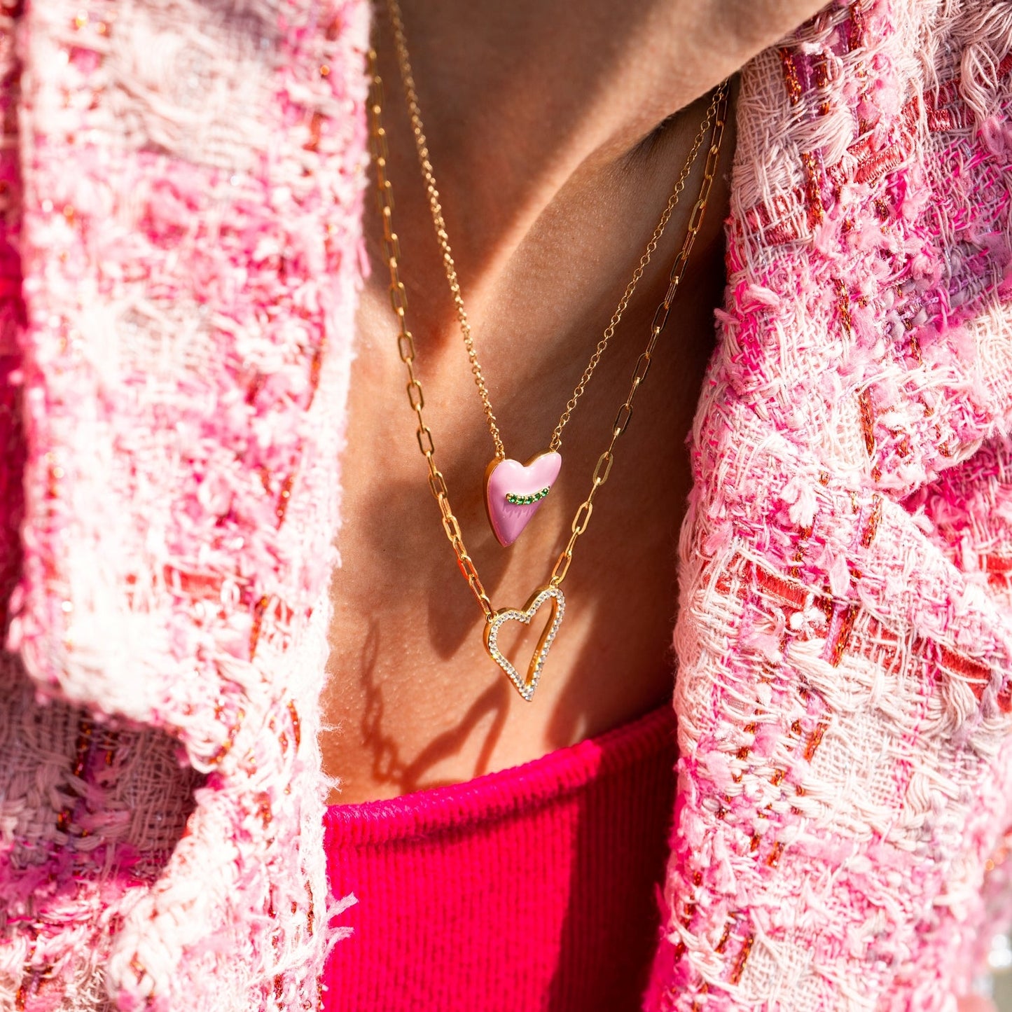 Simple Heart Necklace JEN24118