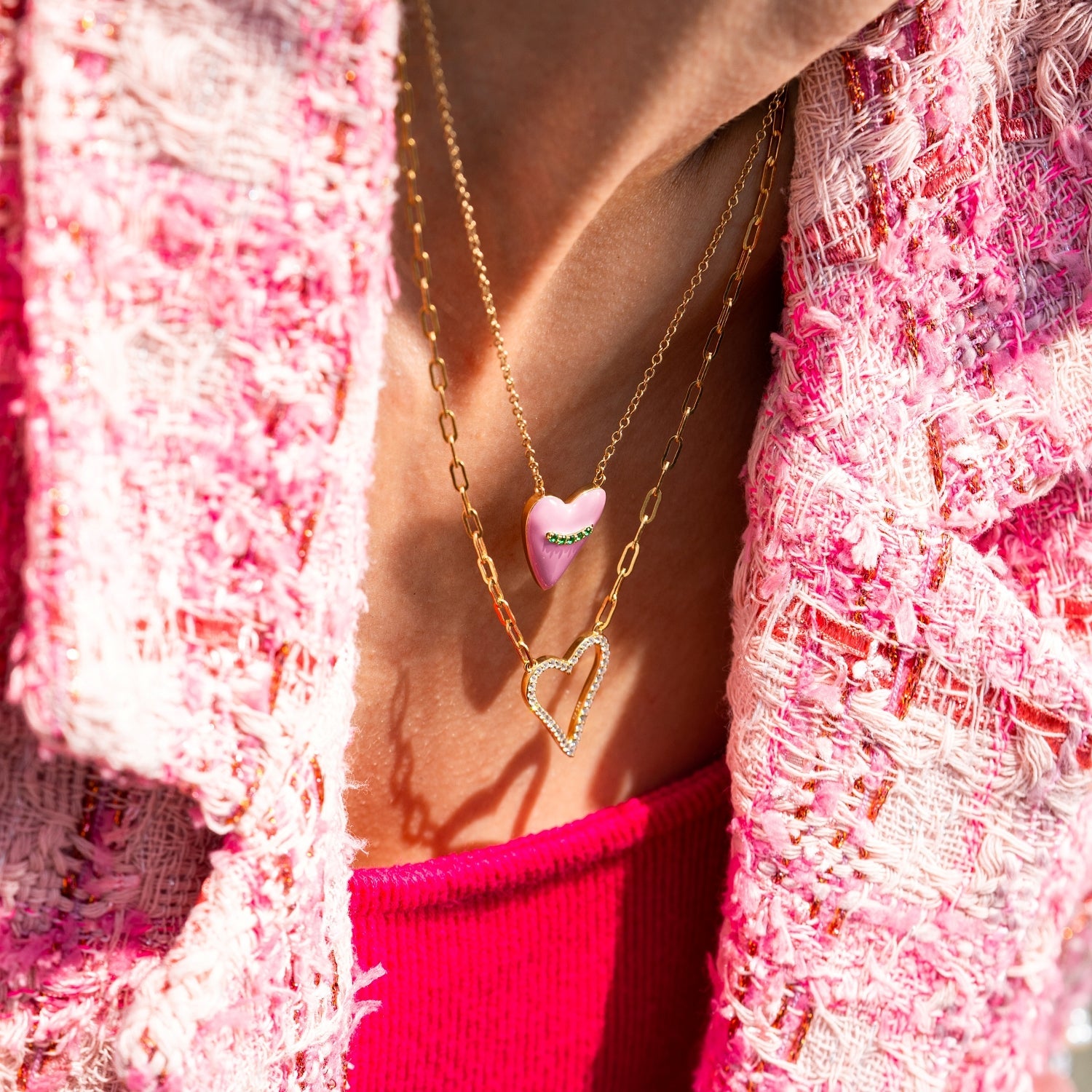 Simple Heart Necklace JEN24118