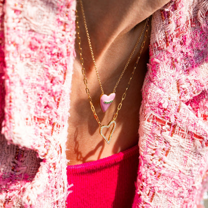 Simple Heart Necklace JEN24118