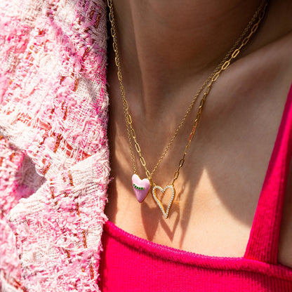 Simple Heart Necklace JEN24118