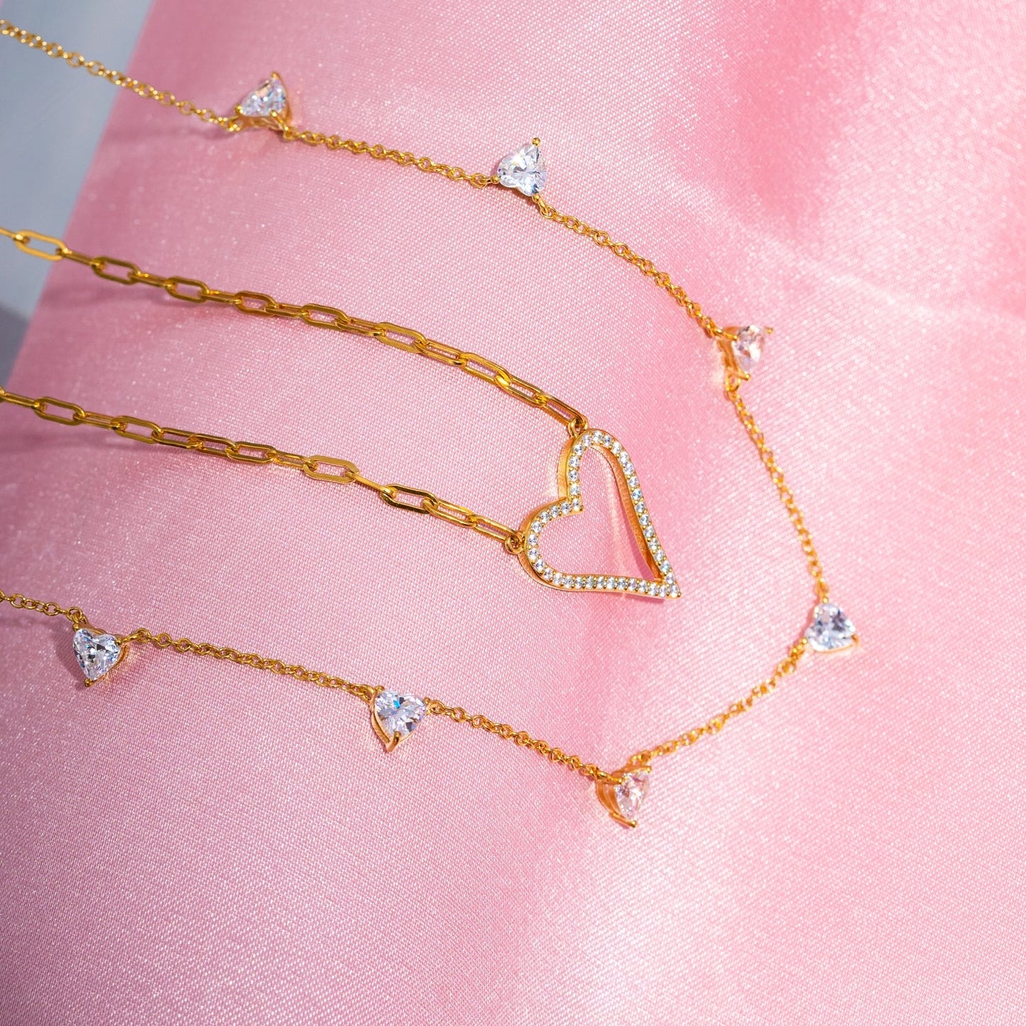 Simple Heart Necklace JEN24118