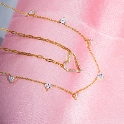 Simple Heart Necklace JEN24118