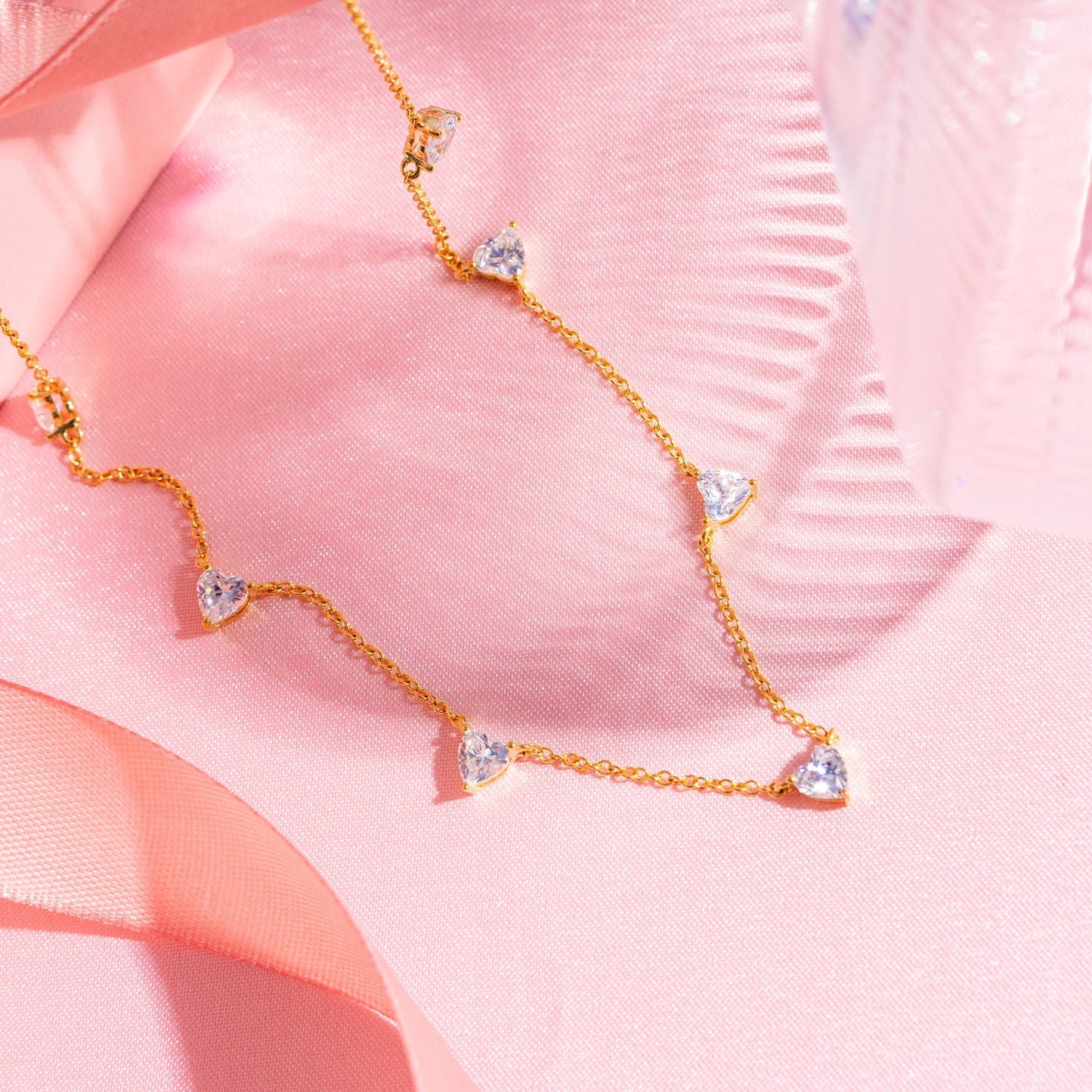 Heart Station Necklaces JEN25237