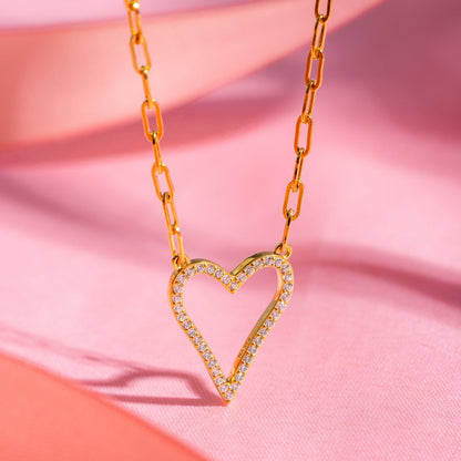 Simple Heart Necklace JEN24118