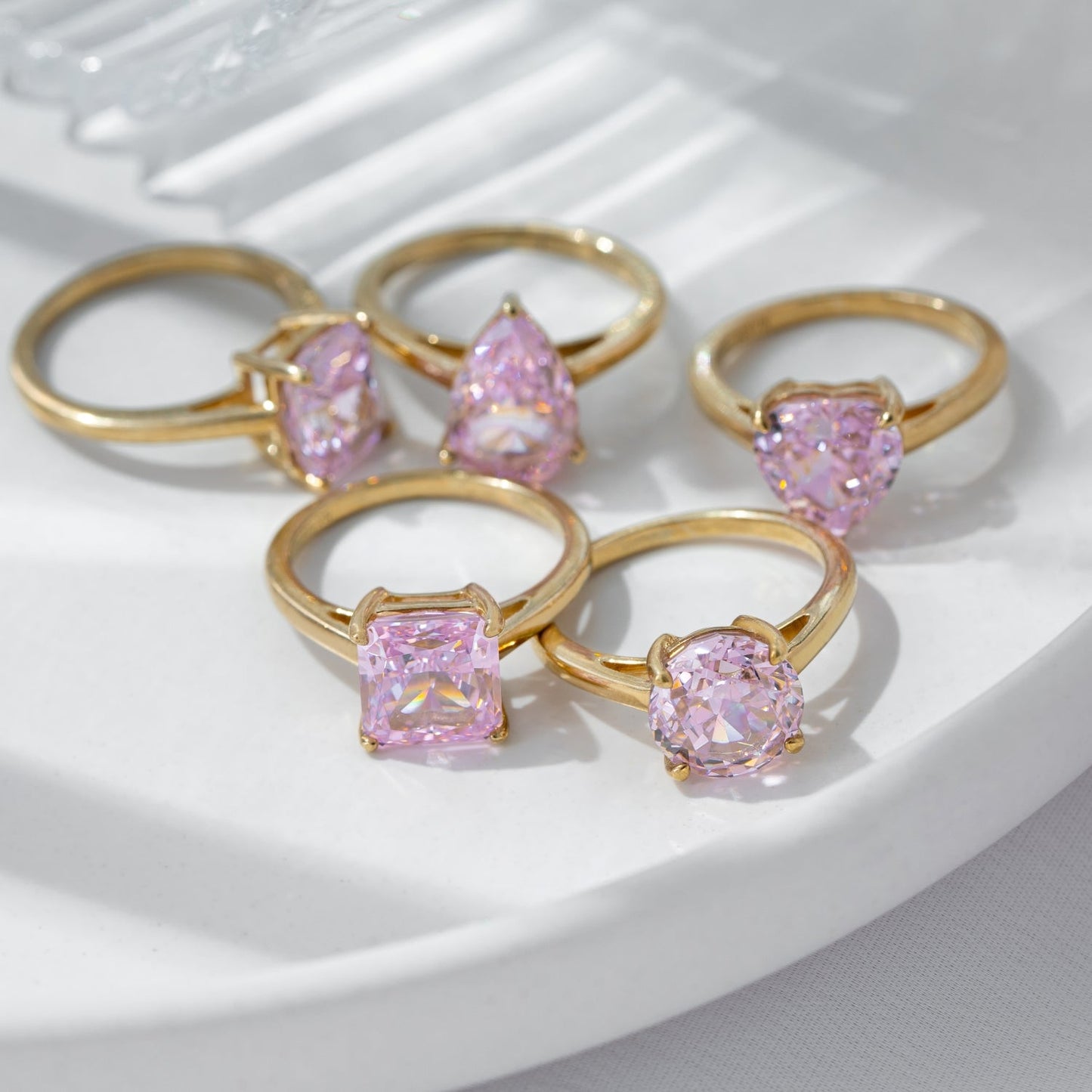 4ct Solitaire Round Cut Cocktail Ring JER23735