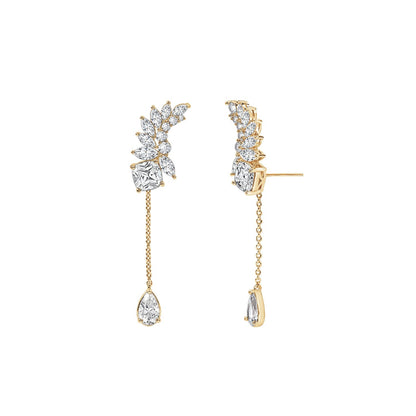 Cascade Dangle Stud Earrings JNE05668