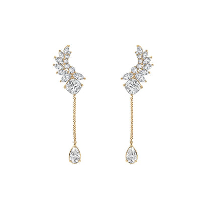 Cascade Dangle Stud Earrings JNE05668