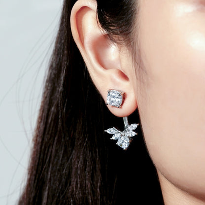 Floral Jacket Earrings JNE05633