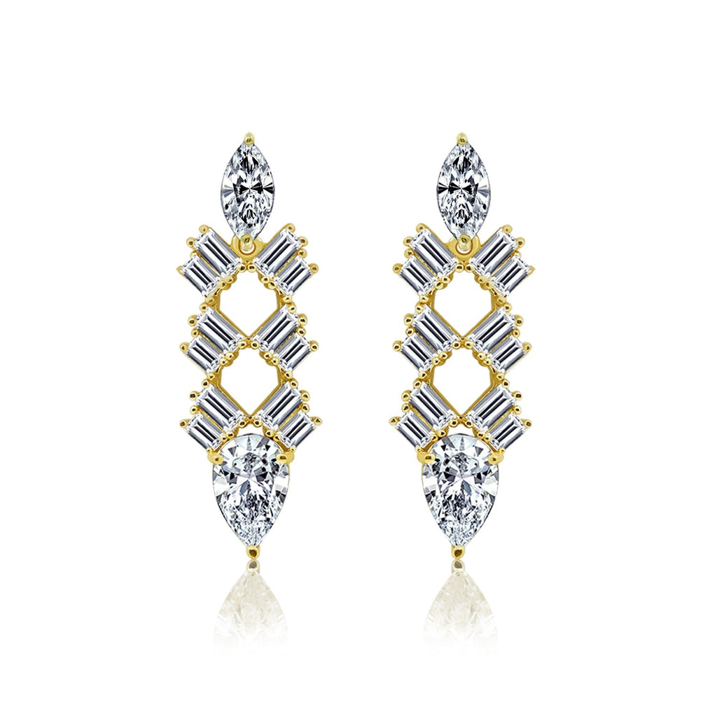 Leaf Shape Stud Earrings JNE06121