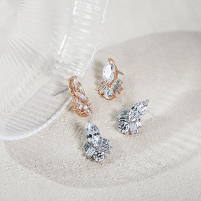 Multi-shape Drop Stud Earrings JNE06122