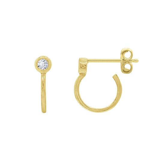 Dainty Hoop Stud Earrings JEE19781