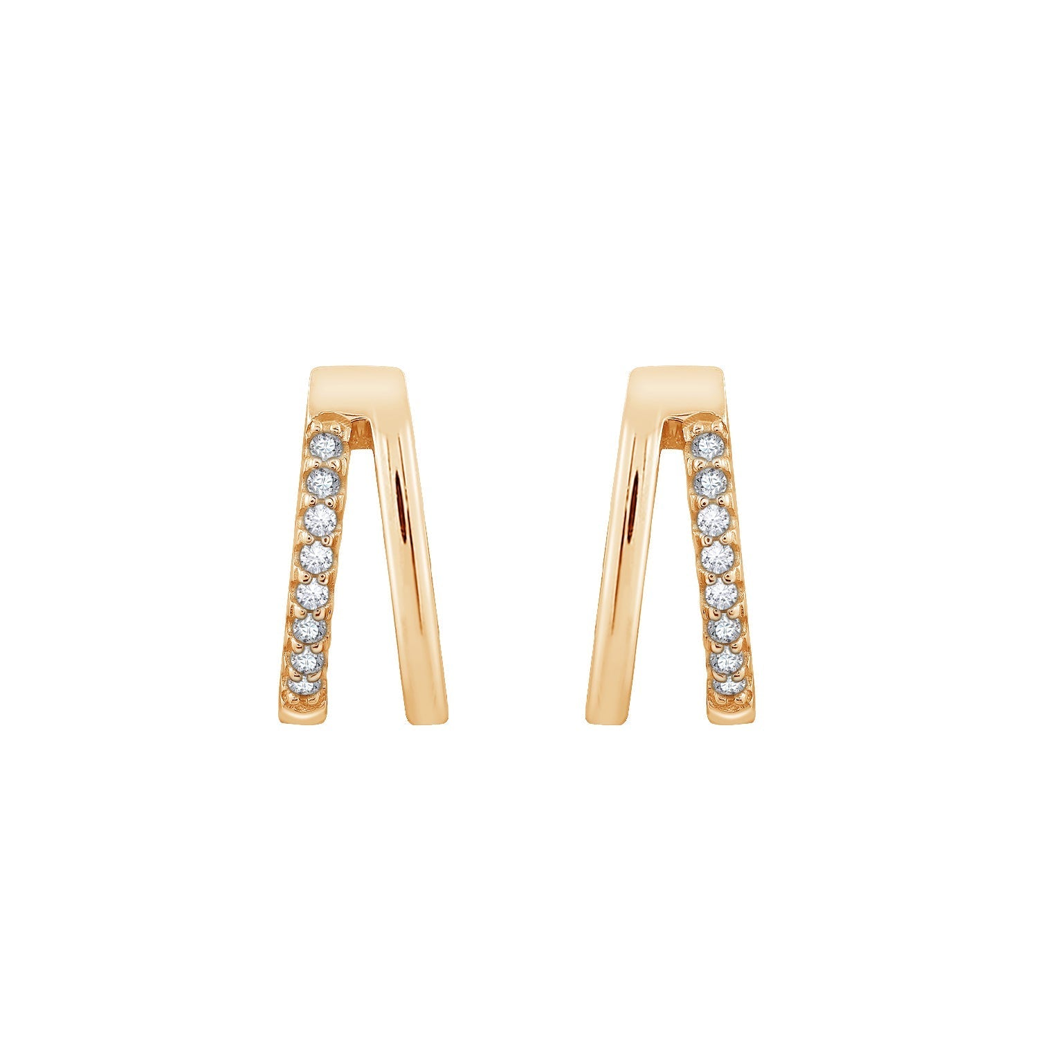 Double Split Hoop Earrings