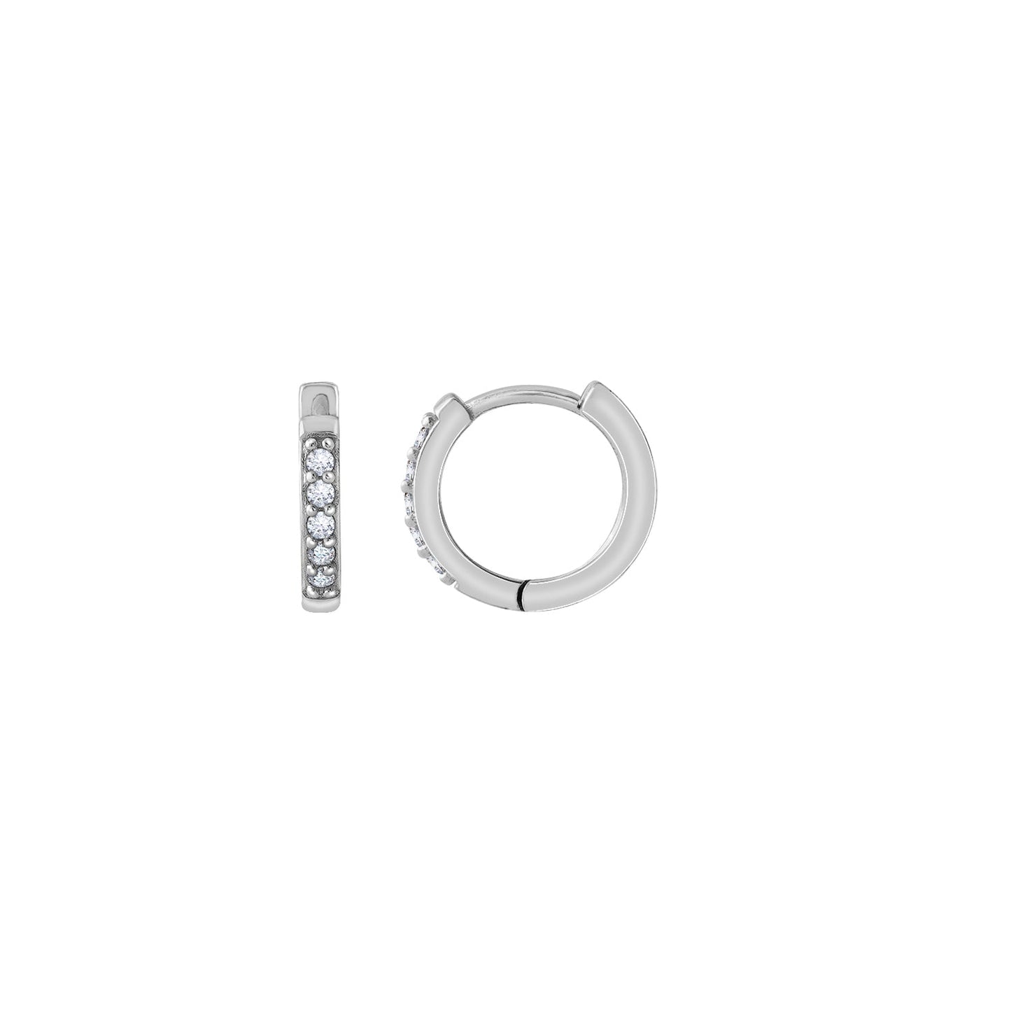 Medium PavÃ© Hoop Earrings