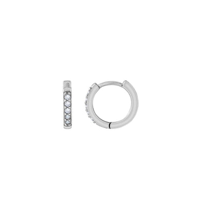 Medium PavÃ© Hoop Earrings