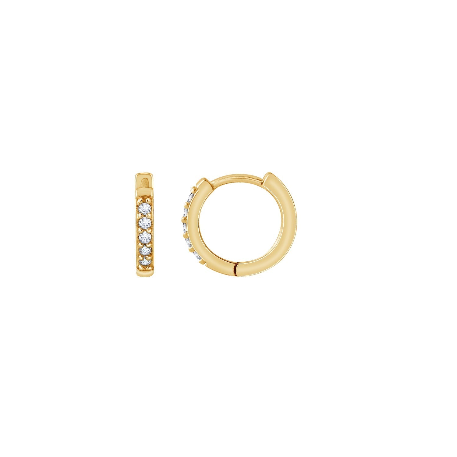 Medium PavÃ© Hoop Earrings