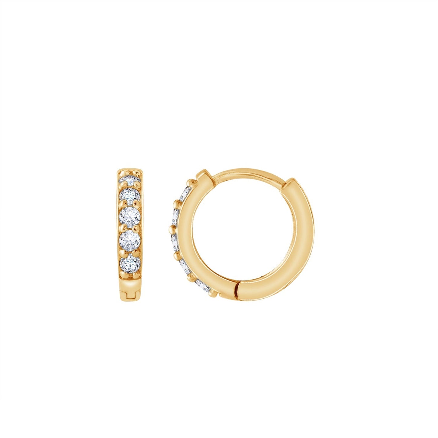 Medium PavÃ© Hoop Earrings
