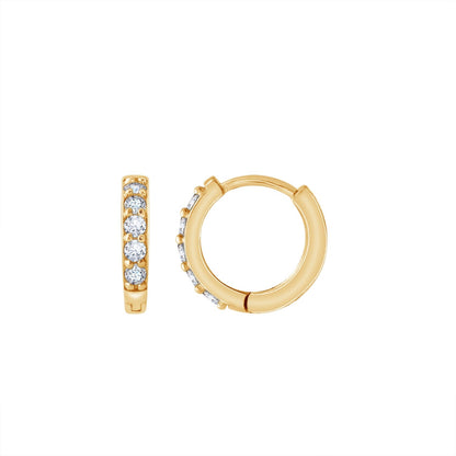 Medium PavÃ© Hoop Earrings