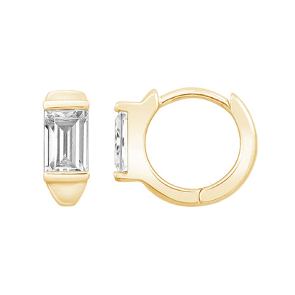 Solo Baguette Huggie Hoops