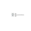 Choice Of Carat Solid Gold  Emerald Cut Solitaire Earrings JEE26930