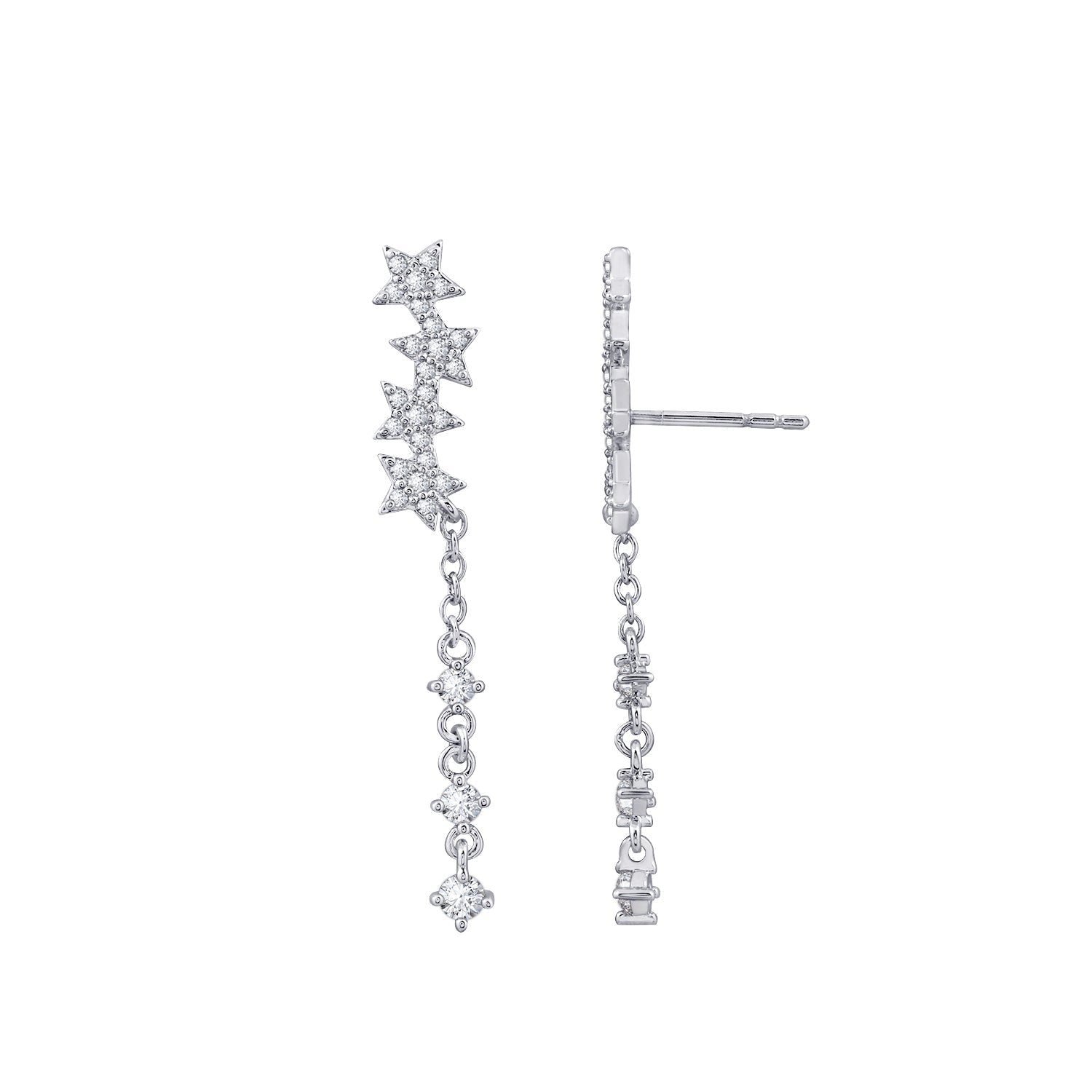 Falling Star Drop Earrings