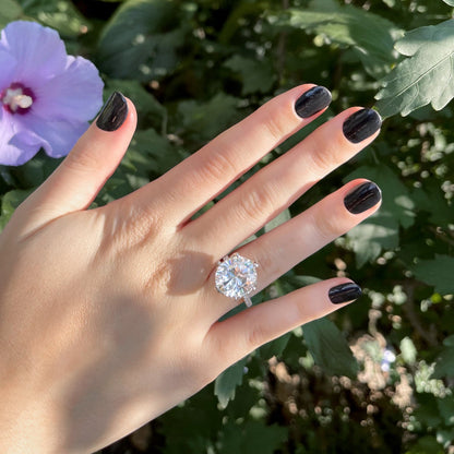 Glamour Oval Cocktail Ring JER18488